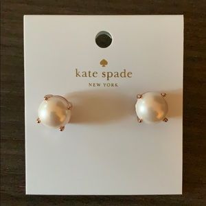 New Kate Spade faux pearl earrings
